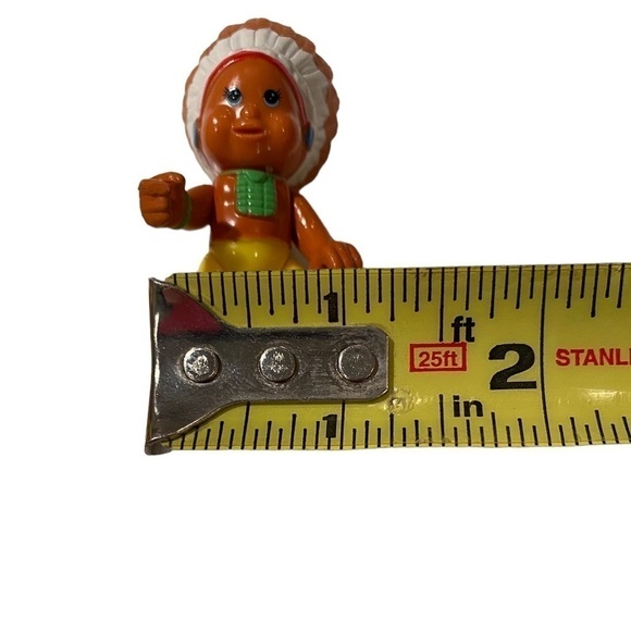 1995 Talentoy Itzy Bitzy Posable Pals Tiny Frontier Village Friends Cake Toppers - Picture 13 of 15